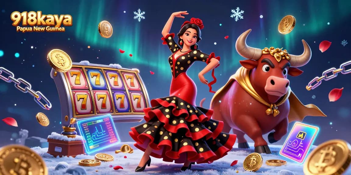 Engage with the excitement of 918kaya Papua New Guinea through vibrant gaming scenes with 3D characters and dynamic elements.