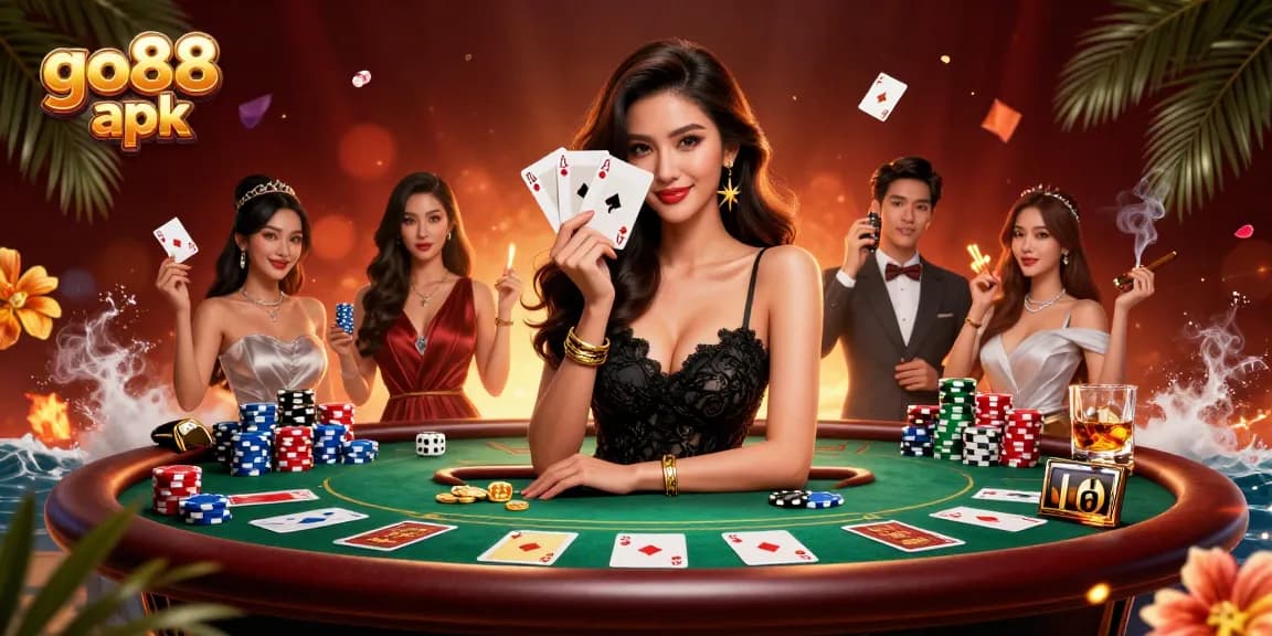 Play exciting poker games with the go88 apk while enjoying a luxurious casino atmosphere.