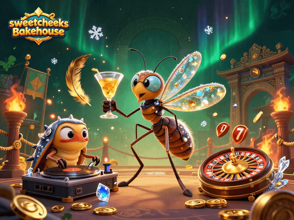 Experience sweetcheeksbakehouse magic with a lively casino scene featuring unique characters and thrilling game elements.