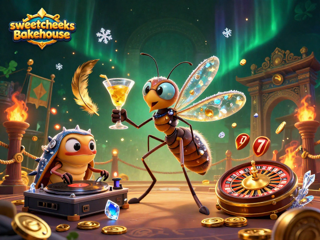 Experience sweetcheeksbakehouse magic with a lively casino scene featuring unique characters and thrilling game elements.
