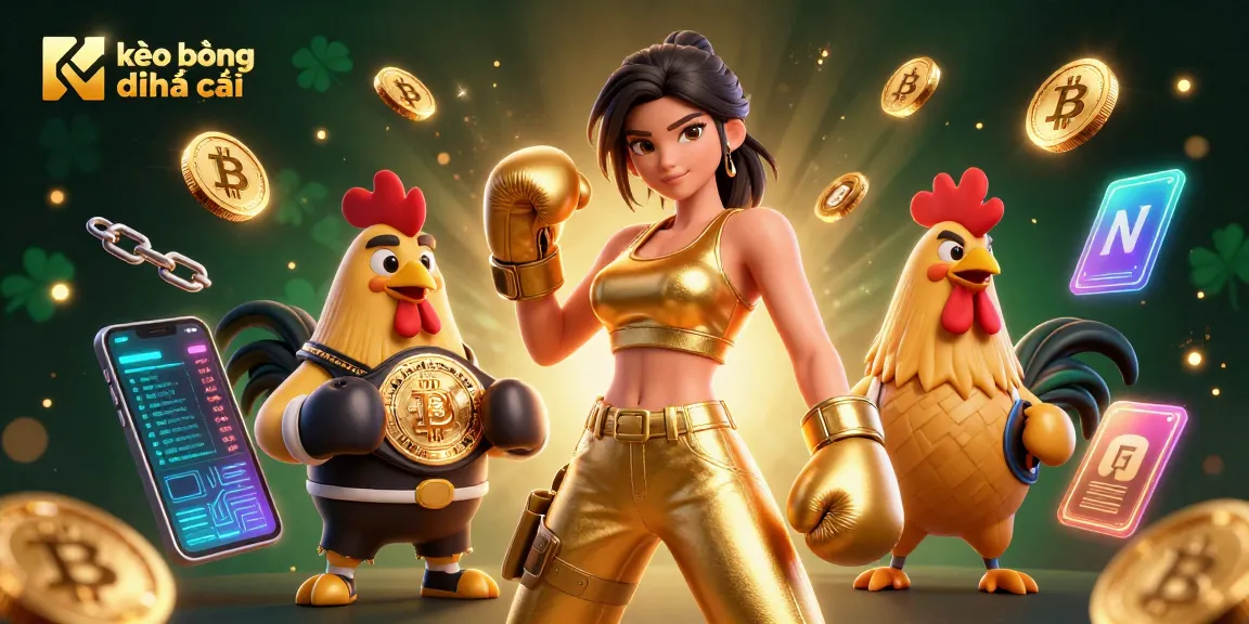Engaging kèo bóng đá nhà cái action illustrated with stunning 3D characters and dynamic elements.