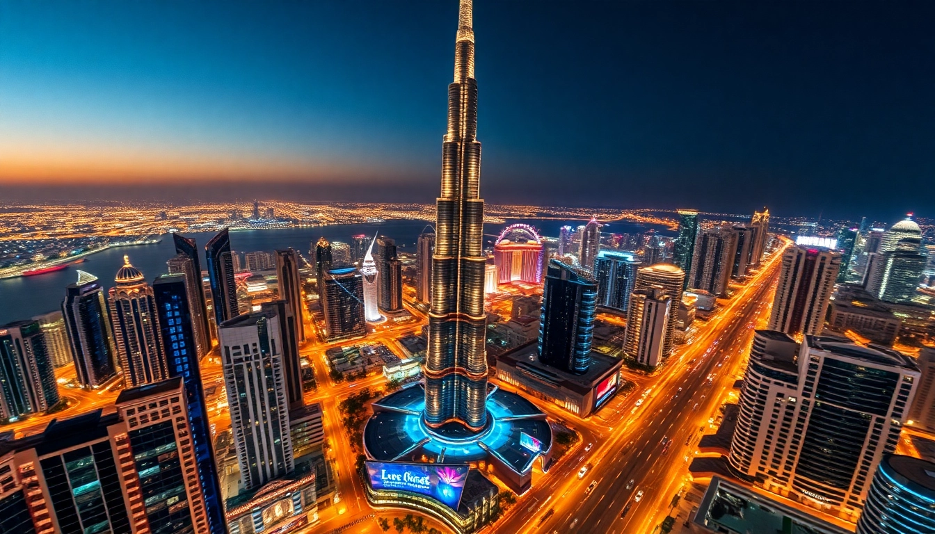 Experience the vibrancy of Dubai at night with its stunning skyline, a perfect guide for your travel to Dubai.