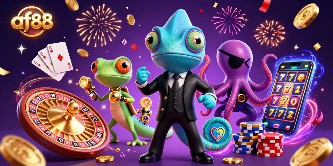 Spin the 3D slots and win big with af88 in a colorful casino adventure filled with excitement!
