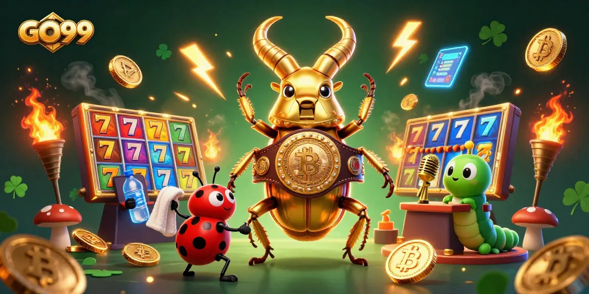 Engage in thrilling gaming adventures with GO99 featuring a vibrant illustration of a dynamic boxing-themed casino scene.