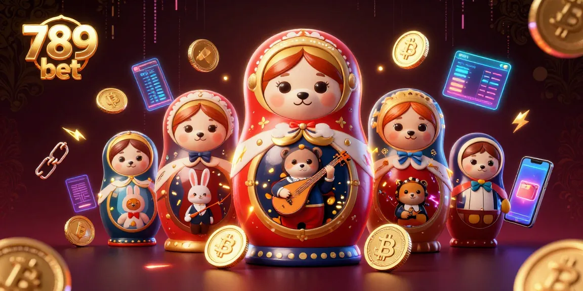 Engage in thrilling gaming with 789 bet showcasing a vibrant 3D casino scene filled with exciting characters and crypto elements.