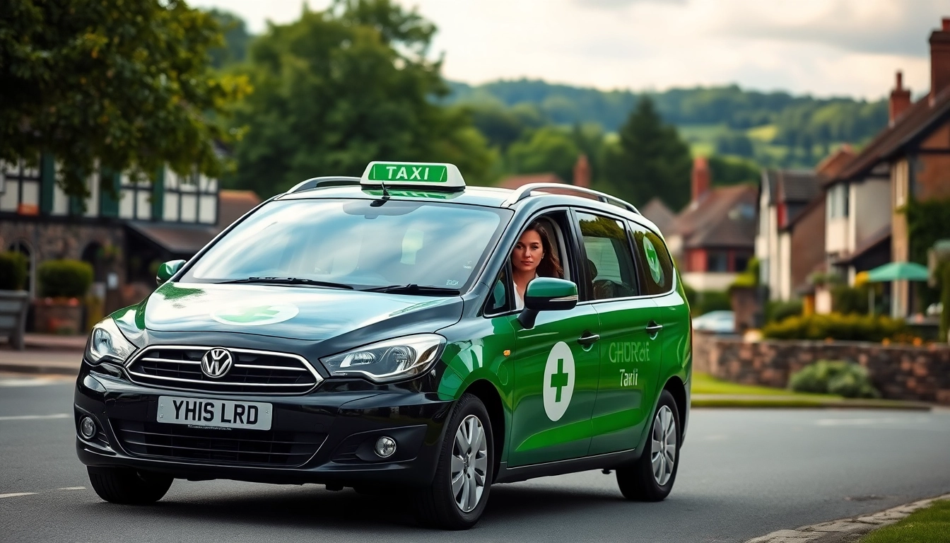 Taxi service in Pyrford providing reliable rides across scenic landscapes.