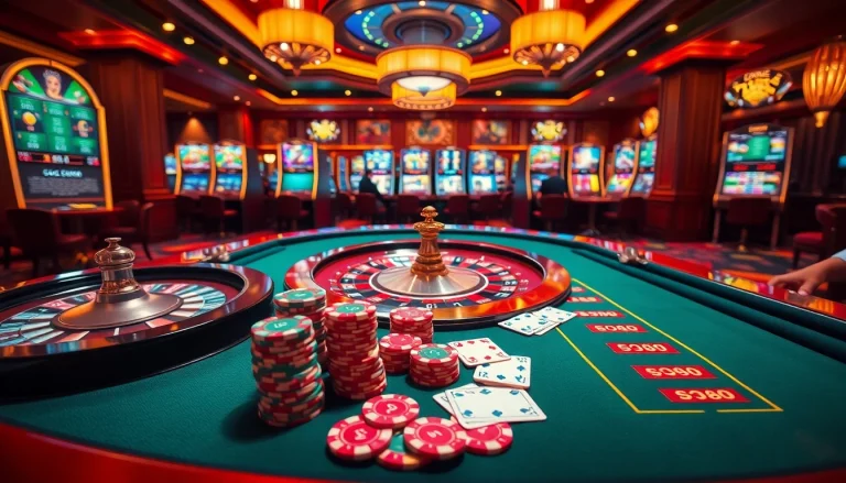 Experience the thrill of gambling at vz99 with vibrant tables and engaged players.