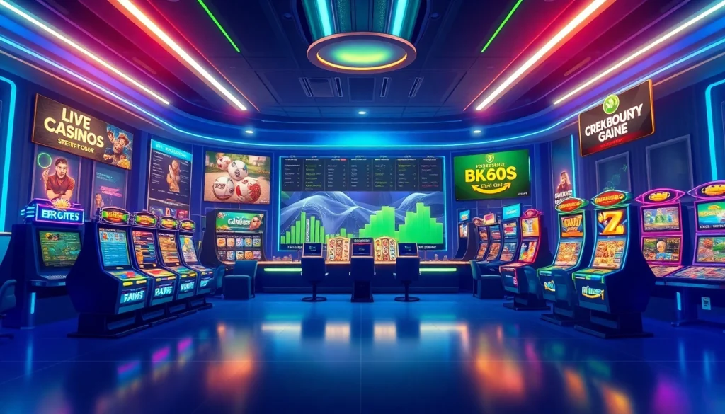A dynamic view of the bk860s.com online gambling platform, illustrating diverse gaming options and user-friendly interface.