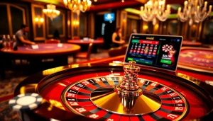 Experience the thrill of gambling at ww88 com with vibrant roulette wheels and poker chips.