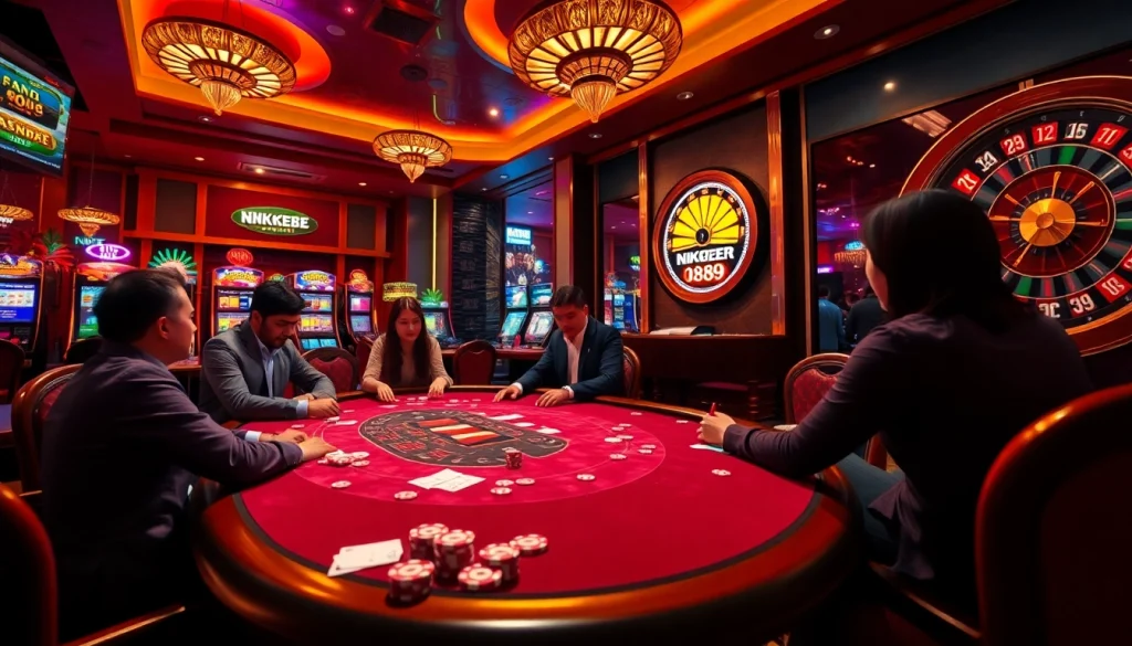 Experience thrilling gameplay at link NK88 with high-stakes poker and vibrant slot machines.